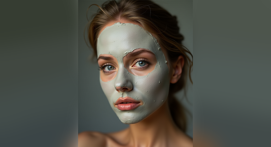 Маска из глины